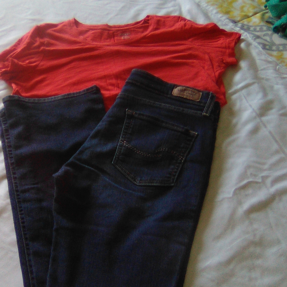 Jeans and shirt